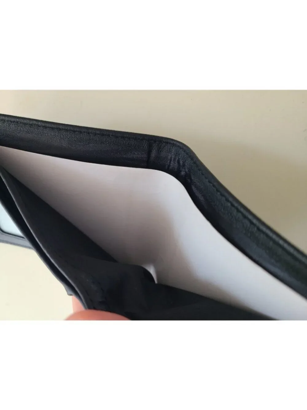 NWOT Montblanc Sartorial Leather 8CC Wallet Black